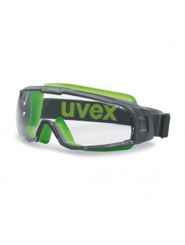 Защитные очки UVEX Ю-Соник, серый/лайм