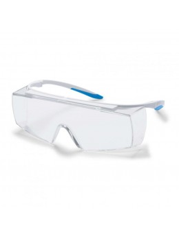 Защитные очки UVEX Супер f OTG CR, белый/синий