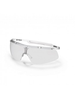 Защитные очки UVEX Супер джи, зеркально-серебристая линза, черный/серый