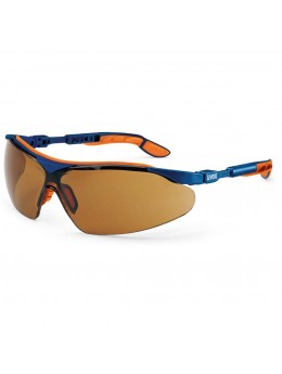 Защитные очки UVEX Ай-во, солнцезащитный фильтр, синий/оранжевый
