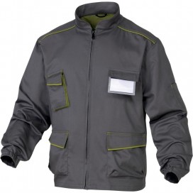 Куртка PANOSTYLE (тк.Смесовая,235) DeltaPlus, серый/зеленый (M6VESGR)