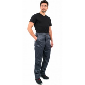 Костюм Фаворит-1 (тк.Смесовая,210) брюки, т.серый/серый