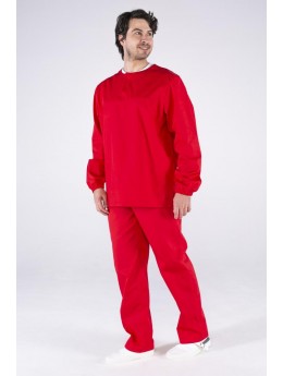 Мужской костюм ХАССП-Стандарт (ткань Оптима, 160), красный