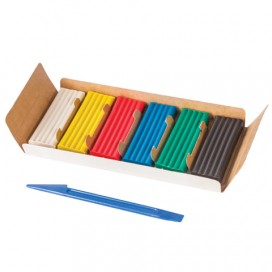Пластилин классический ПИФАГОР 'ЭНИКИ-БЕНИКИ', 6 цветов, 120 г, со стеком, картонная упаковка, 100970
