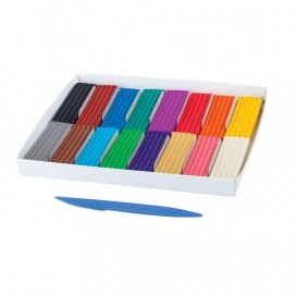 Пластилин классический ЛУЧ 'Классика', 16 цветов, 320 г, со стеком, картонная упаковка, 20С1329-08