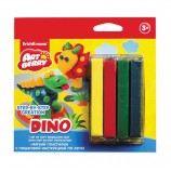 Пластилин мягкий ERICH KRAUSE Artberry 'Dino' ('Динозавры'), 4 цвета, 60 г, европодвес, 38540