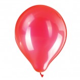 Шары воздушные ZIPPY (ЗИППИ) 10' (25 см), комплект 50 шт., неоновые красные, в пакете, 104183