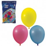 Шары воздушные 10' (25 см), комплект 100 шт., 12 пастельных цветов, в пакете, 1101-0003