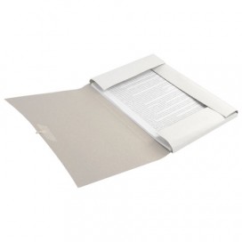 Папка для бумаг с завязками картонная мелованная BRAUBERG, 440 г/м2, до 200 листов