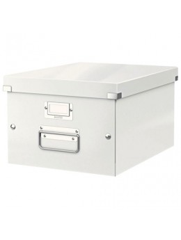 Короб архивный LEITZ 'Click & Store' L, 200х369х482 мм, ламинированный картон, разборный, белый, 60450001 Короб архивный LEITZ 'Click & Store' L, 200х369х482 мм, ламинированный картон, разборный, белый, 60450001