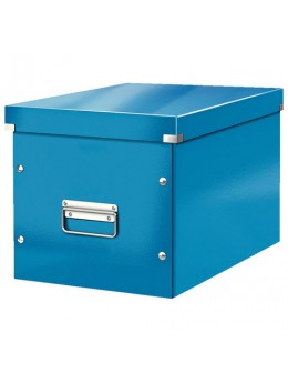 Короб архивный LEITZ 'Click & Store' L, 310х320х360 мм, ламинированный картон, разборный, синий, 61080036
