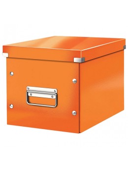 Короб архивный LEITZ 'Click & Store' L, 310х320х360 мм, ламинированный картон, разборный, оранжевый, 61080044 Короб архивный LEITZ 'Click & Store' L, 310х320х360 мм, ламинированный картон, разборный, оранжевый, 61080044