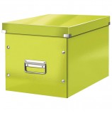 Короб архивный LEITZ 'Click & Store' L, 310х320х360 мм, ламинированный картон, разборный, зеленый, 61080064