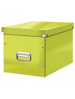 Короб архивный LEITZ 'Click & Store' L, 310х320х360 мм, ламинированный картон, разборный, зеленый, 61080064