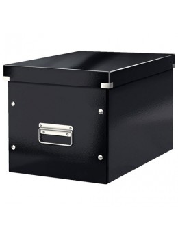 Короб архивный LEITZ 'Click & Store' L, 310х320х360 мм, ламинированный картон, разборный, черный, 61080095
