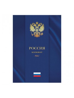 Блокнот в твердом переплете, А4, 80 листов, блок 5 цветов, клетка, HATBER, Россия, 80ББ4лофВ1_17465