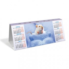 Календарь-домик 2020 г, с фигурной высечкой, 'Знак Года', HATBER, КД6