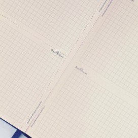 Бизнес-Блокнот А6, 100 л., твердая обложка, балакрон фактурный, на резинке, BV, Синий, 3-102/01