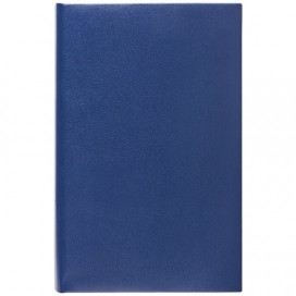 Ежедневник BRAUBERG недатированный, А6, 100х150 мм, 'Select', под зернистую кожу, 160 л., темно-синий, 123481