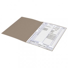 Папка без скоросшивателя 'Дело', картон, плотность 280 г/м2, до 200 листов, ОФИСМАГ, 124572
