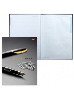Блокнот 7БЦ, А4, 120 л., обложка ламинированная, 5-цветный блок, HATBER, 'Office Book', 205х290 мм, 120ББ4В1 07971, B84762