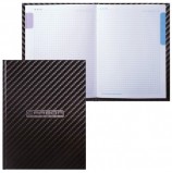 Блокнот 7БЦ, А5, 80 л., обложка ламинированная, 5-цветный блок, HATBER, 'Carbon Style', 80ББ5В1 14359, B211151