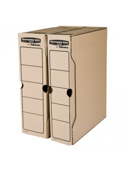 Короб архивный с клапаном А4 (260х325 мм), 100 мм, до 850 листов, FELLOWES Bankers Box 'Basic', FS-00102