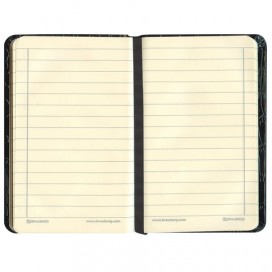 Бизнес-блокнот BRAUBERG, А7+, 95х145 мм, 'Party', 'лакированный крокодил', линия, 64 л., черный, 128050
