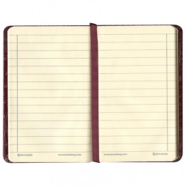 Бизнес-блокнот BRAUBERG, А7+, 95х145 мм, 'Party', 'лакированный крокодил', линия, 64 л., коричневый, 128051