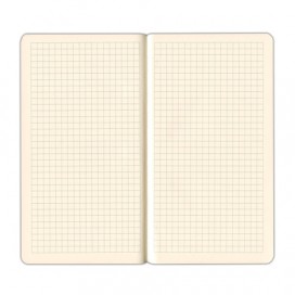Бизнес-блокнот А5, ЭКО-кожа, клетка/тонированный, HATBER, 128 л., 'NADIR-оранжевый', 128ББL5В1 03922, B223130