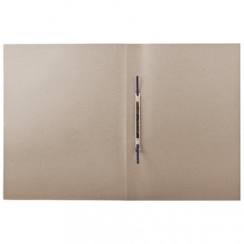 Скоросшиватель картонный мелованный BRAUBERG, гарантированная плотность 440 г/м2, до 200 листов, 128 987