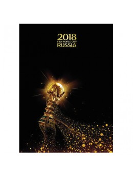 Блокнот ЧМ ПО ФУТБОЛУ-2018, А4, 80 л., гребень, жесткая подложка, 'Красный', 80Б4В1сп 16982, B260838