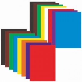 Набор цветного картона и бумаги А4 мелованные, 8 + 8 цветов, в папке, ЮНЛАНДИЯ, 200х290 мм, 'ПЛАНЕТЫ', 129570
