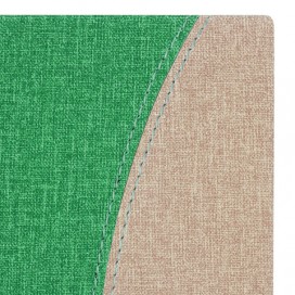 Ежедневник датированный 2020 А5, BRAUBERG 'SimplyNew', комбинированная кожа, зеленый/кремовый, 138х213 мм, 129695