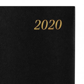 Ежедневник датированный 2020 А5, BRAUBERG 'Iguana', под кожу рептилий, золотой срез, черный, 138х213 мм, 129697