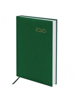 Ежедневник датированный 2020 А5, BRAUBERG 'Select', кожа классик, зеленый, 138х213 мм, 129711 Ежедневник датированный 2020 А5, BRAUBERG 'Select', кожа классик, зеленый, 138х213 мм, 129711