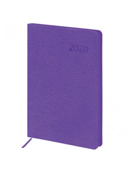 Ежедневник датированный 2020 А5, BRAUBERG 'Stylish', интегральная обложка, цветной срез, фиолетовый, 138х213 мм, 129789 Ежедневник датированный 2020 А5, BRAUBERG 'Stylish', интегральная обложка, цветной срез, фиолетовый, 138х213 мм, 129789