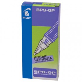 Ручка шариковая масляная с грипом PILOT 'BPS-GP', СИНЯЯ, корпус прозрачный, узел 0,7 мм, линия письма 0,32 мм, BРS-GP-F