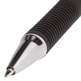 Ручка шариковая автоматическая с грипом BRAUBERG 'Style', СИНЯЯ, корпус ассорти, узел 0,7 мм, линия письма 0,35 мм, 140587
