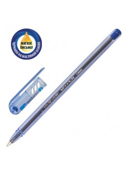 Ручка шариковая масляная PENSAN 'My-Pen', СИНЯЯ, корпус тонированный синий, узел 1 мм, линия письма 0,5 мм, 2210