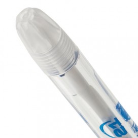 Ручка шариковая масляная PENSAN 'Global-21', СИНЯЯ, корпус прозрачный, узел 0,5 мм, линия письма 0,3 мм, 2221