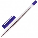 Ручка шариковая BRAUBERG 'Flash', СИНЯЯ, корпус прозрачный, узел 0,7 мм, линия письма 0,35 мм, BP183