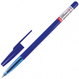 Ручка шариковая ОФИСМАГ 'Офисная', СИНЯЯ, корпус синий, узел 1 мм, линия письма 0,5 мм, 141117