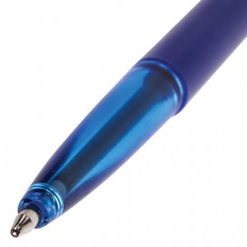 Ручка шариковая ОФИСМАГ 'Офисная', СИНЯЯ, корпус синий, узел 1 мм, линия письма 0,5 мм, 141117