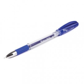 Ручка гелевая с грипом BRAUBERG 'Geller', СИНЯЯ, игольчатый узел 0,5 мм, линия письма 0,35 мм, GP139