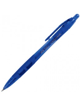Ручка шариковая автоматическая ERICH KRAUSE 'XR-30', СИНЯЯ, корпус синий, узел 0,7 мм, линия письма 0,35 мм, 17721