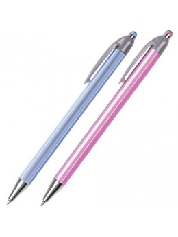Ручка шариковая автоматическая BRAUBERG 'Sakura', корпус ассорти, узел 0,5 мм, линия письма 0,35 мм, BPR130