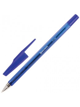 Ручка шариковая BRAUBERG 'Black Jack', СИНЯЯ, корпус тонированный синий, узел 0,7 мм, линия письма 0,35 мм, BP185