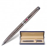Ручка подарочная шариковая GALANT 'Kawasaki', корпус серебристый с гравировкой, хромированные детали, пишущий узел 0,7 мм, синяя, 141361