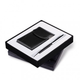 Набор GALANT 'Prestige Collection': ручка, визитница, черный, подарочная коробка, 141371